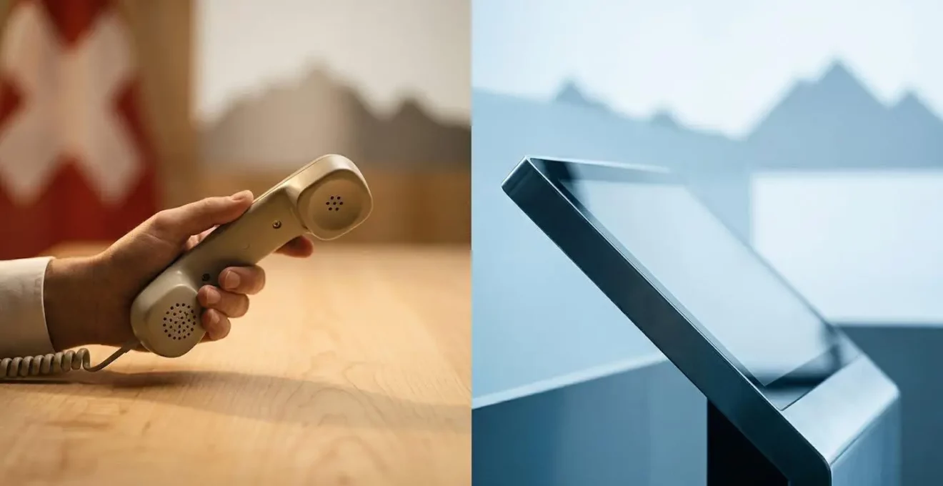 Contraste entre service client premium et low-cost dans l'assurance automobile suisse