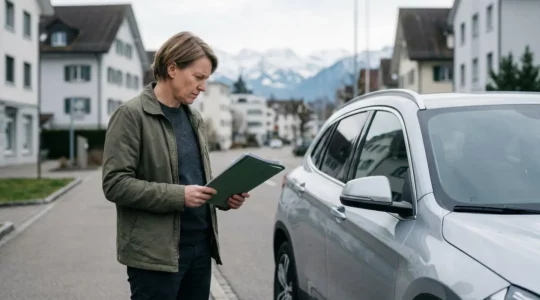 Conducteur réfléchissant à sa protection d'assurance automobile en Suisse